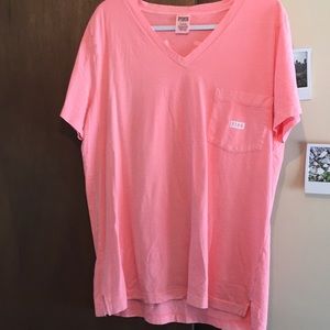 PINK brand short sleeve pocket shirt.